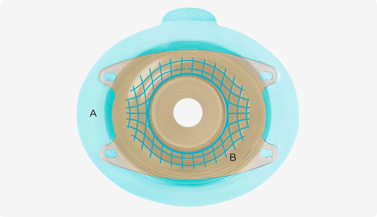 Kombinationen av häfta och skal gör SenSura ® Mio Convex unik