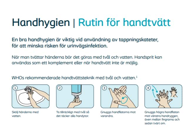 Instruktion för handtvätt